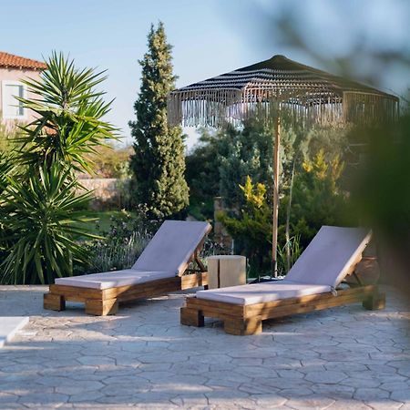 Seaside "Stone & Light Villa Ii" Close To Aegina City Khloi Экстерьер фото