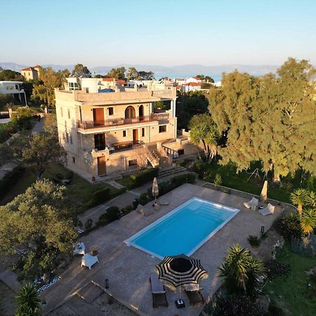 Seaside "Stone & Light Villa Ii" Close To Aegina City Khloi Экстерьер фото