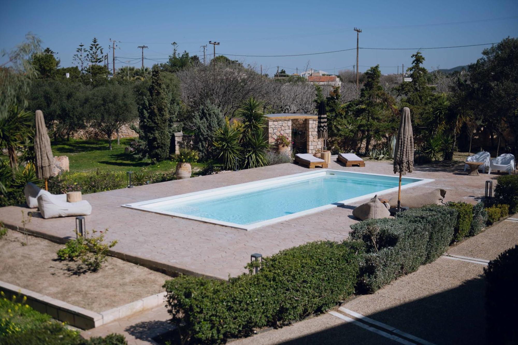 Seaside "Stone & Light Villa Ii" Close To Aegina City Khloi Экстерьер фото